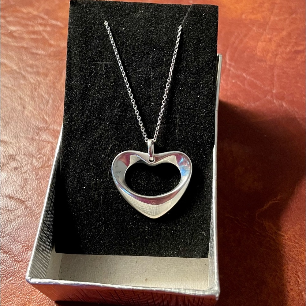 Sterling Silver Heart Necklace